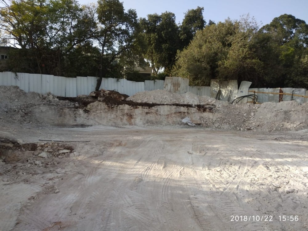 הכנת המגרש לבניה